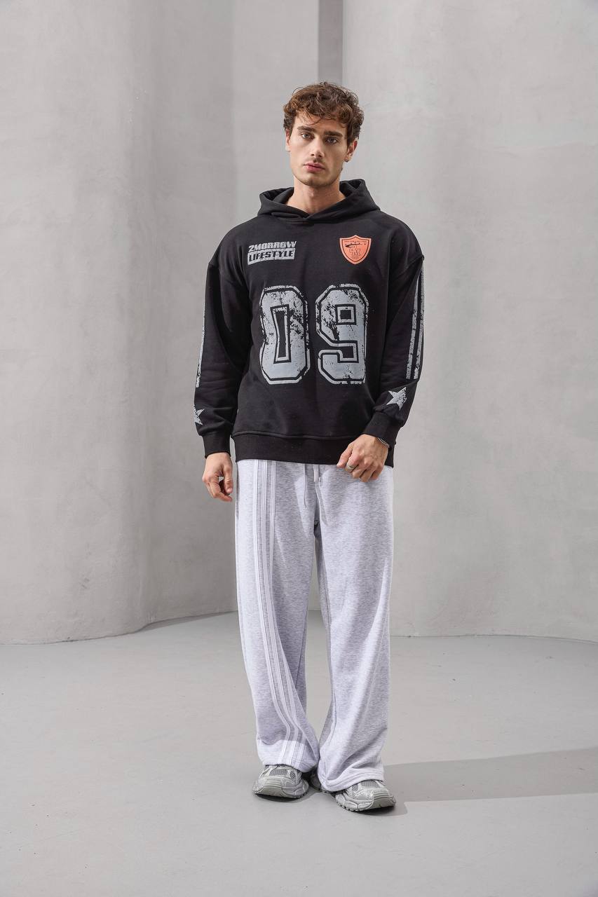 "09 League" Vintage Graphic Hoodie