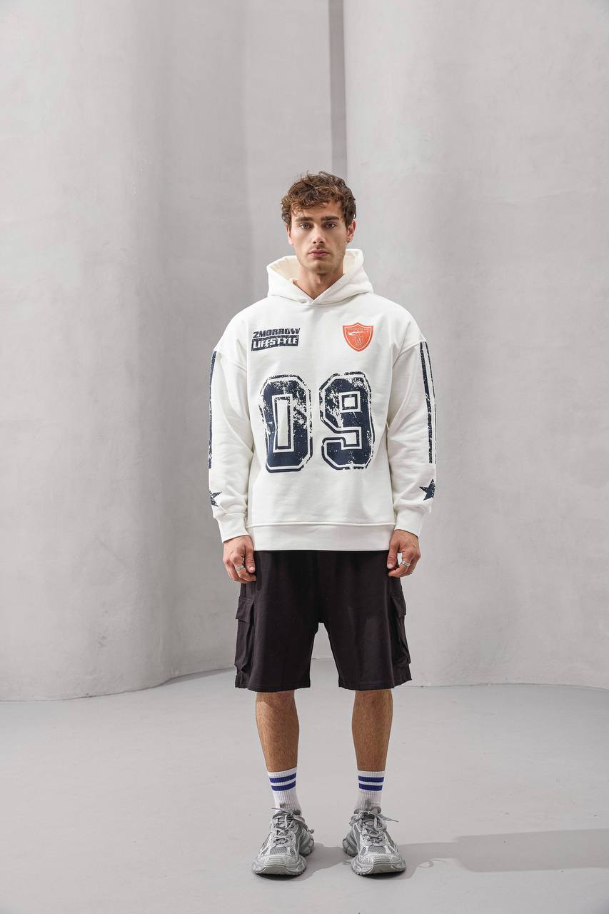 "09 League" Vintage Graphic Hoodie