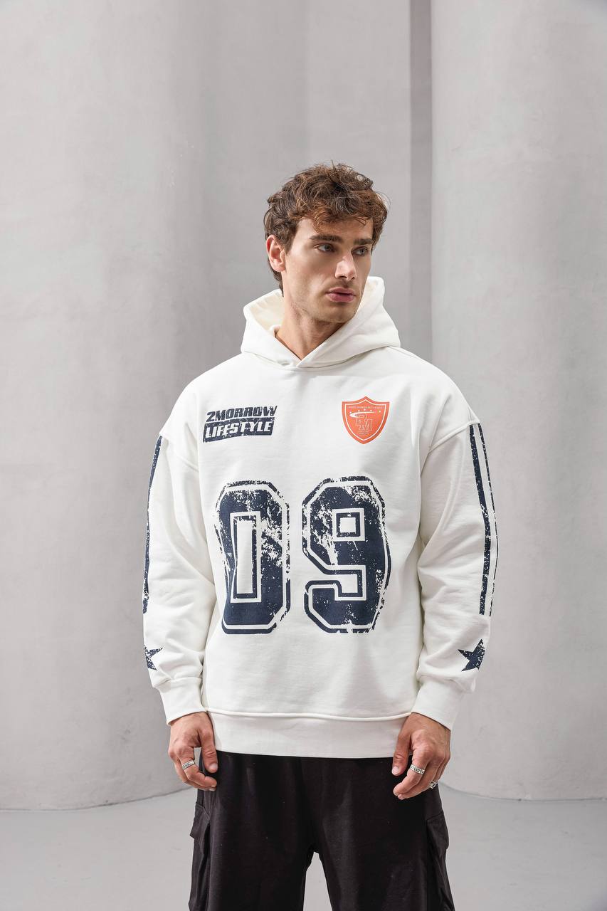 "09 League" Vintage Graphic Hoodie