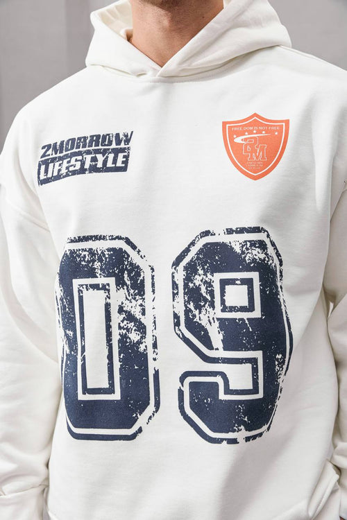 "09 League" Vintage Graphic Hoodie