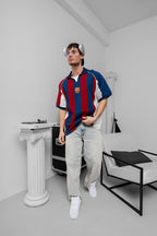 2001-2002 Barcelona Home Shirt - Vintage Football Jersey - Retro Soccer Kit