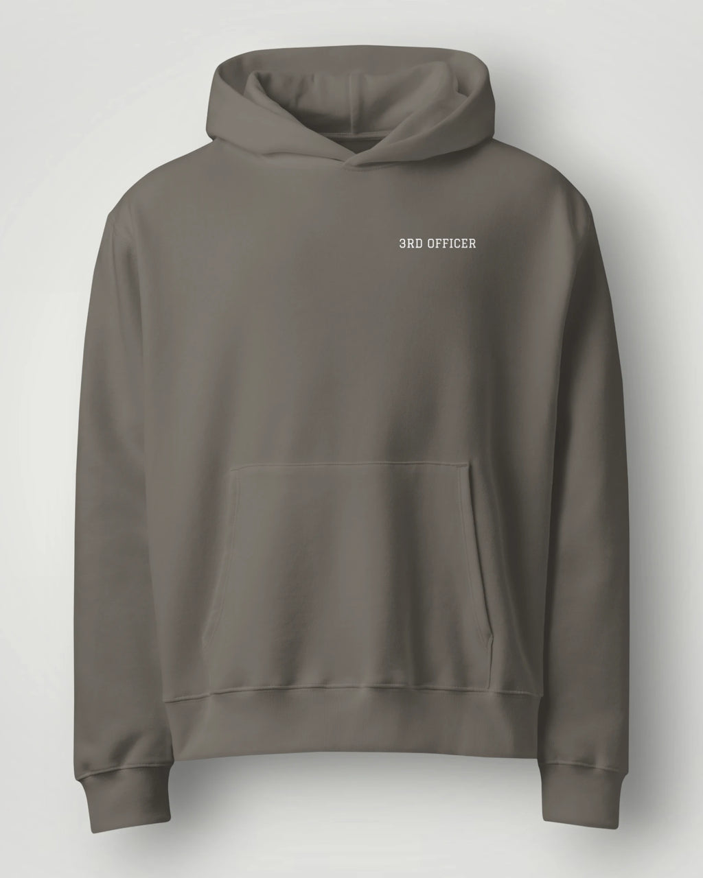3rd Officer Vintage Emblem Oversized Hoodie