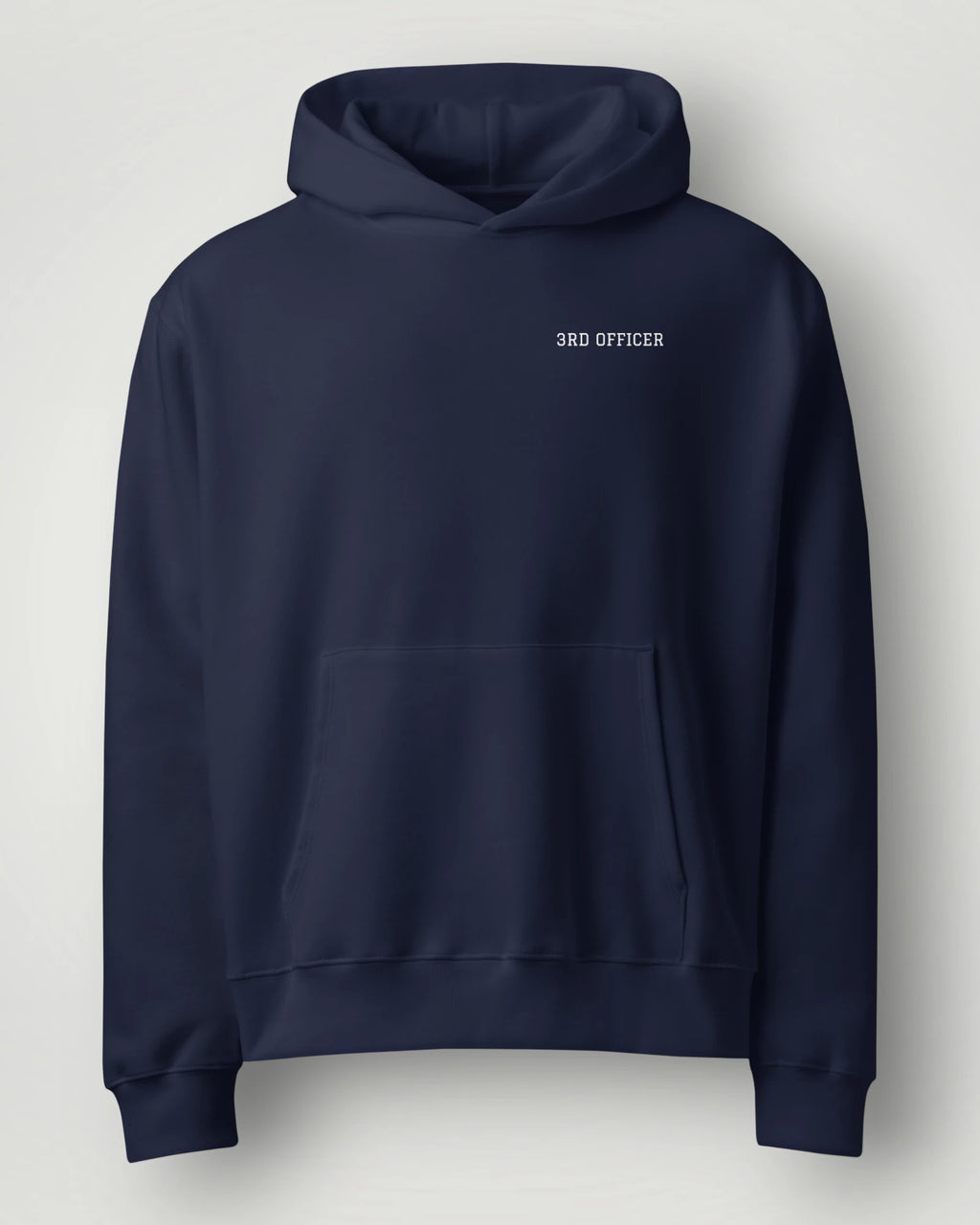 3rd Officer Vintage Emblem Oversized Hoodie