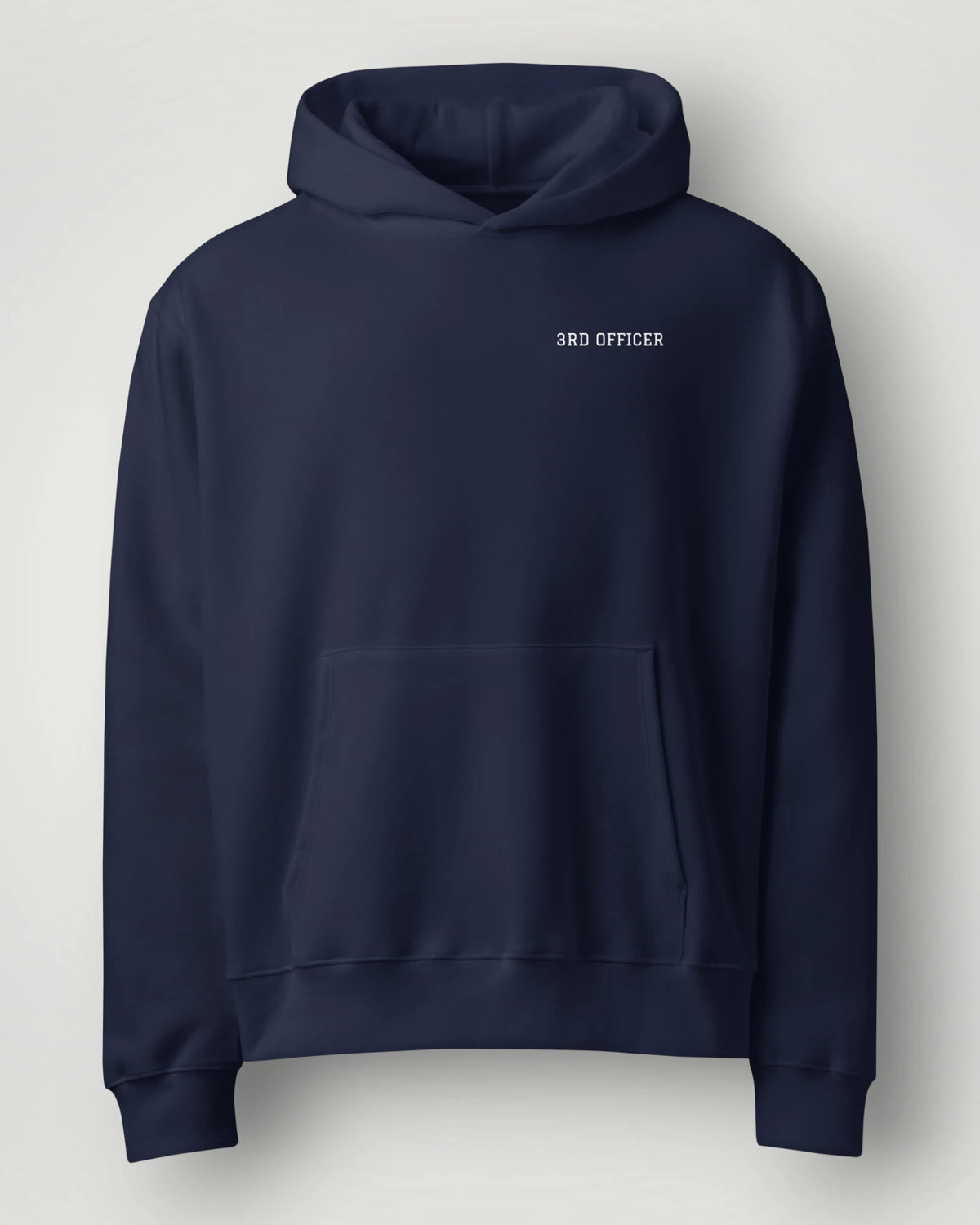 3rd Officer Vintage Emblem Oversized Hoodie