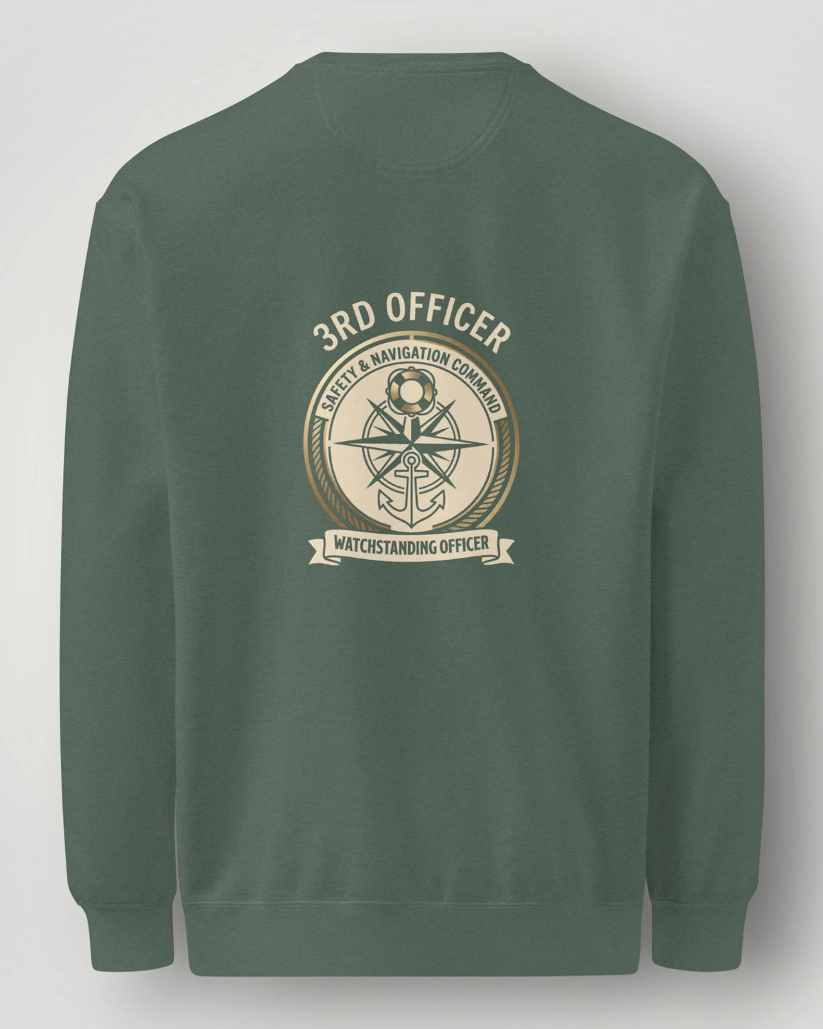 3rd Officer Vintage Emblem Garment-Dyed Sweatshirt