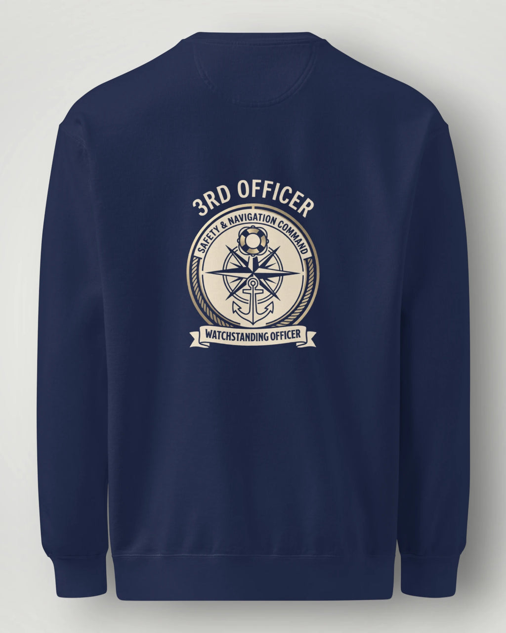 3rd Officer Vintage Emblem Garment-Dyed Sweatshirt