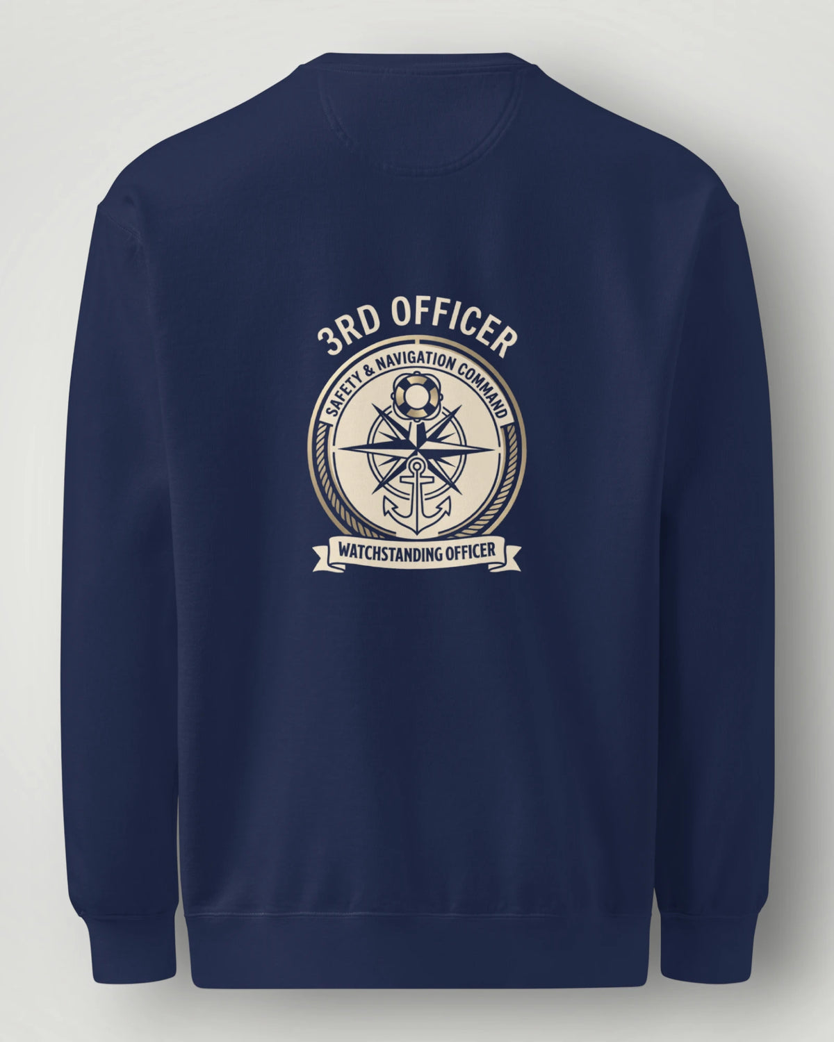 3rd Officer Vintage Emblem Garment-Dyed Sweatshirt