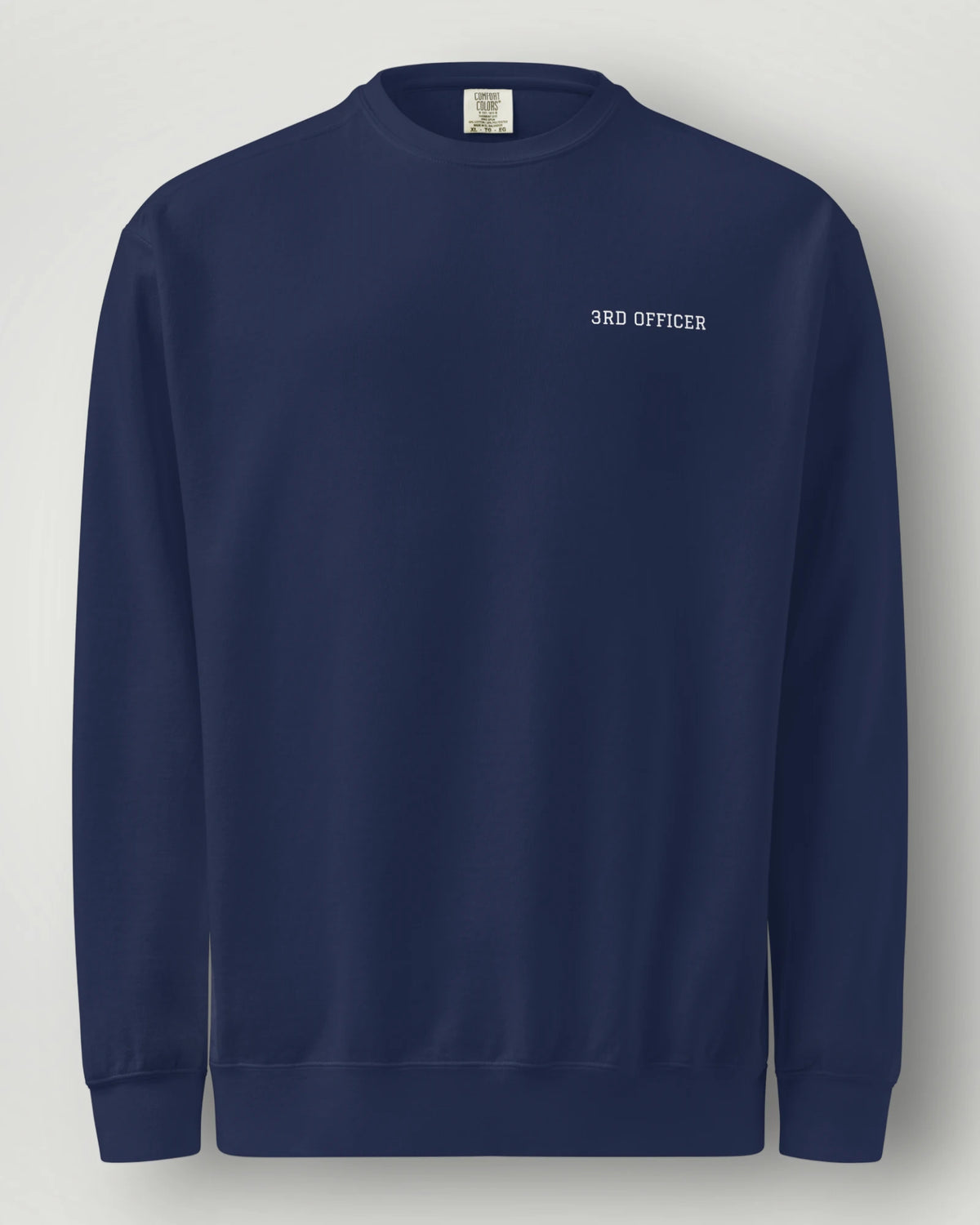 3rd Officer Vintage Emblem Garment-Dyed Sweatshirt