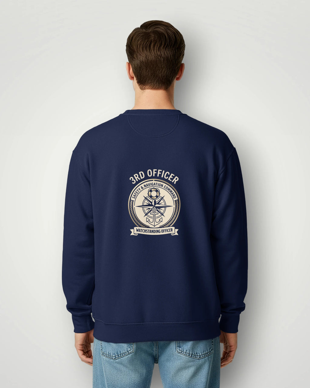 3rd Officer Vintage Emblem Garment-Dyed Sweatshirt