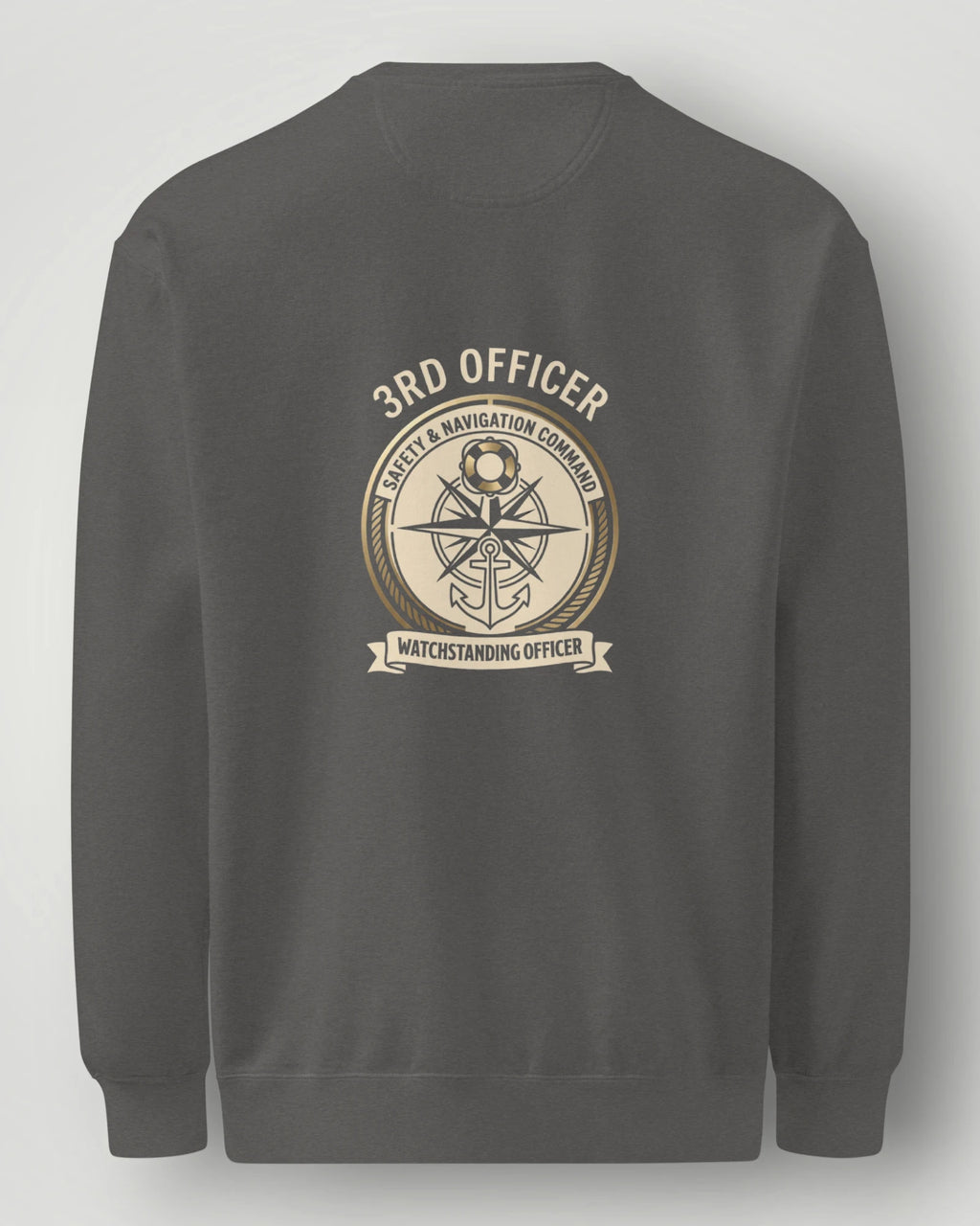 3rd Officer Vintage Emblem Garment-Dyed Sweatshirt