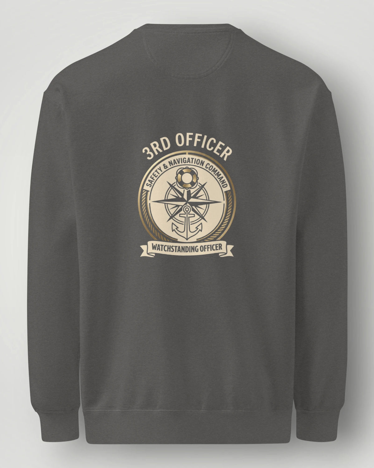 3rd Officer Vintage Emblem Garment-Dyed Sweatshirt