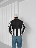 90s Retro Football Jersey Polo – Oversized Blokecore Longsleeve