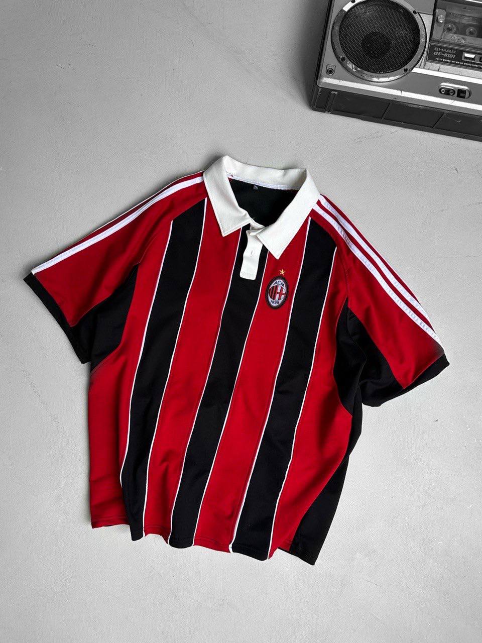 AC Milan Home Jersey - Vintage Football Shirt - Retro Soccer Kit