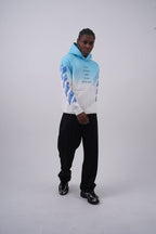 Abstract Geometric Graphic Oversized Hoodie