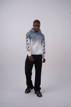 Abstract Geometric Graphic Oversized Hoodie