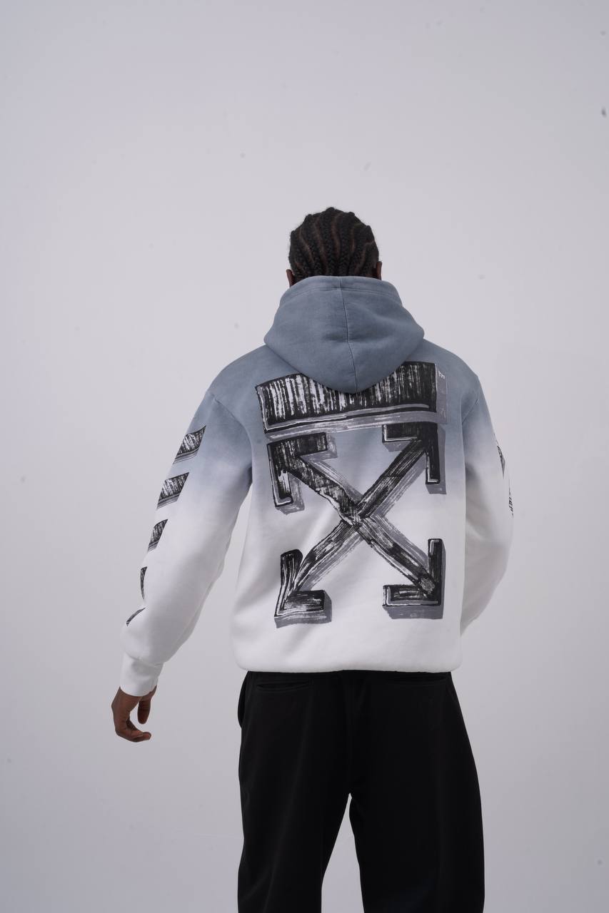 Abstract Geometric Graphic Oversized Hoodie