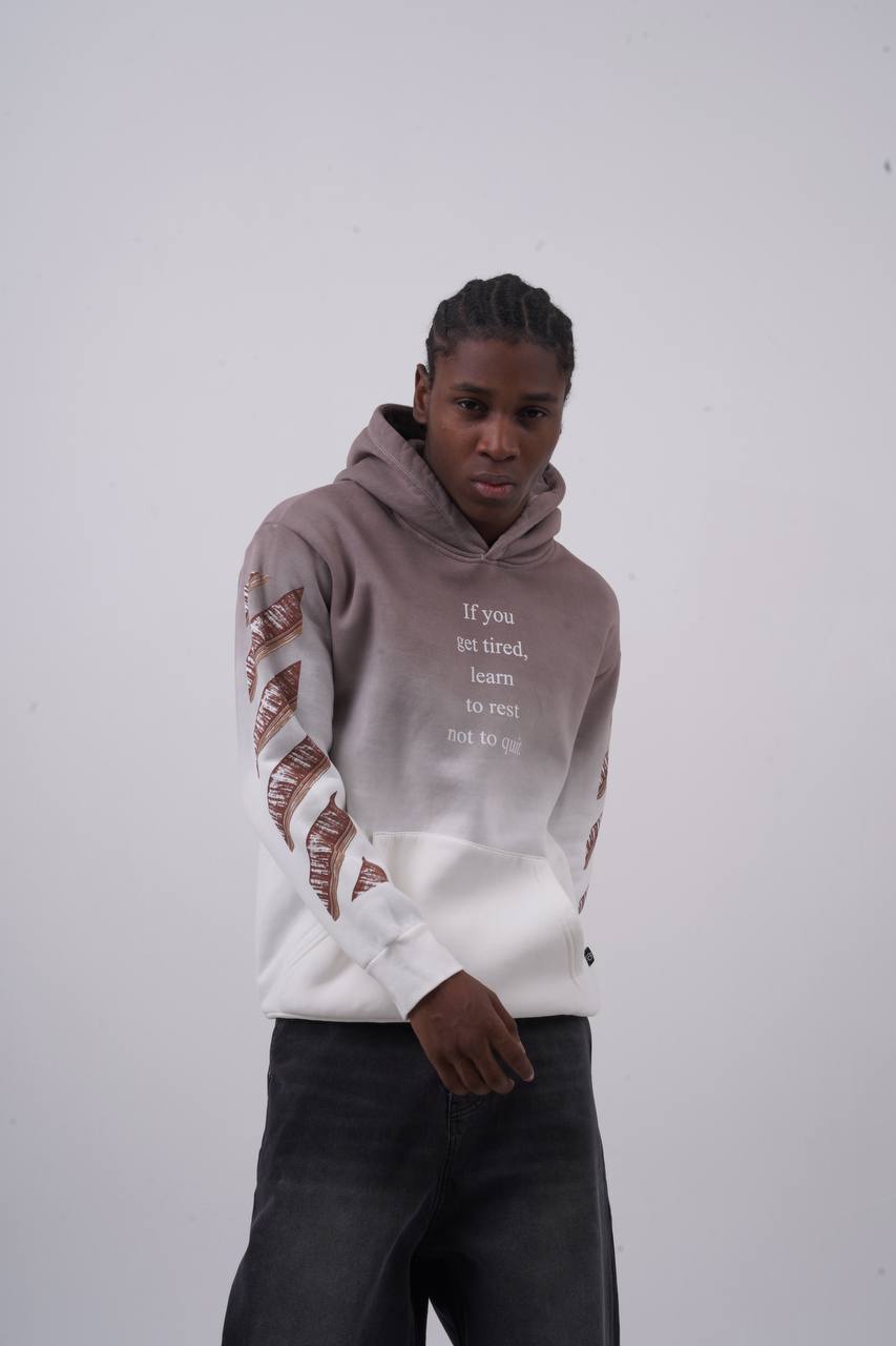 Abstract Geometric Graphic Oversized Hoodie