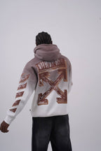 Abstract Geometric Graphic Oversized Hoodie