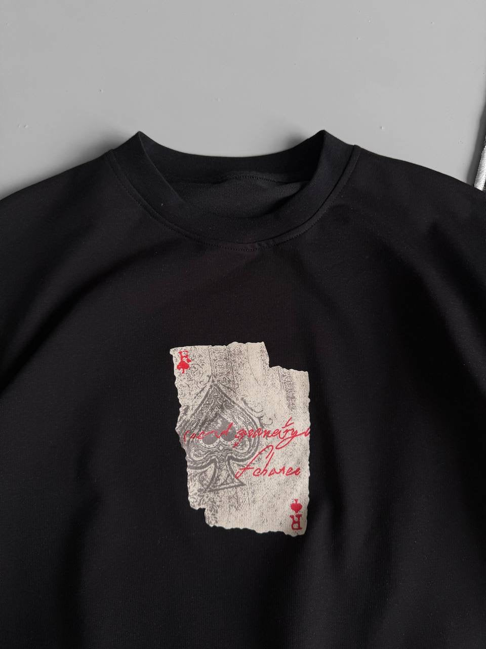 Ace of Spades Graphic T-Shirt – Playing Card Cotton Tee