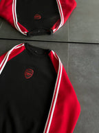 Arsenal Logo Black and Red Sweatshirt - Stylish Fan Apparel