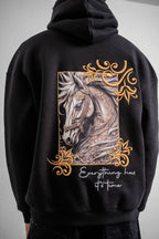 Artistic Horse Graphic Hoodie