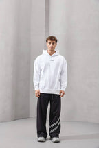 Asymmetric Seam Detail Oversized Hoodie