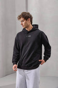 Asymmetric Seam Detail Oversized Hoodie
