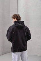 Asymmetric Seam Detail Oversized Hoodie