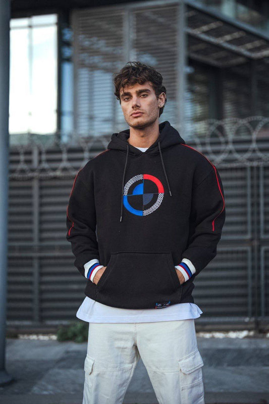 BMW Logo Oversized Hoodie - Stylish and Comfortable Sweatshirt