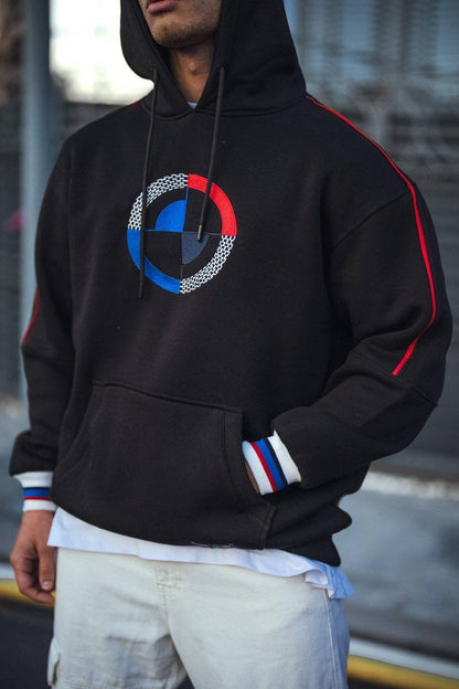 BMW Logo Oversized Hoodie - Stylish and Comfortable Sweatshirt