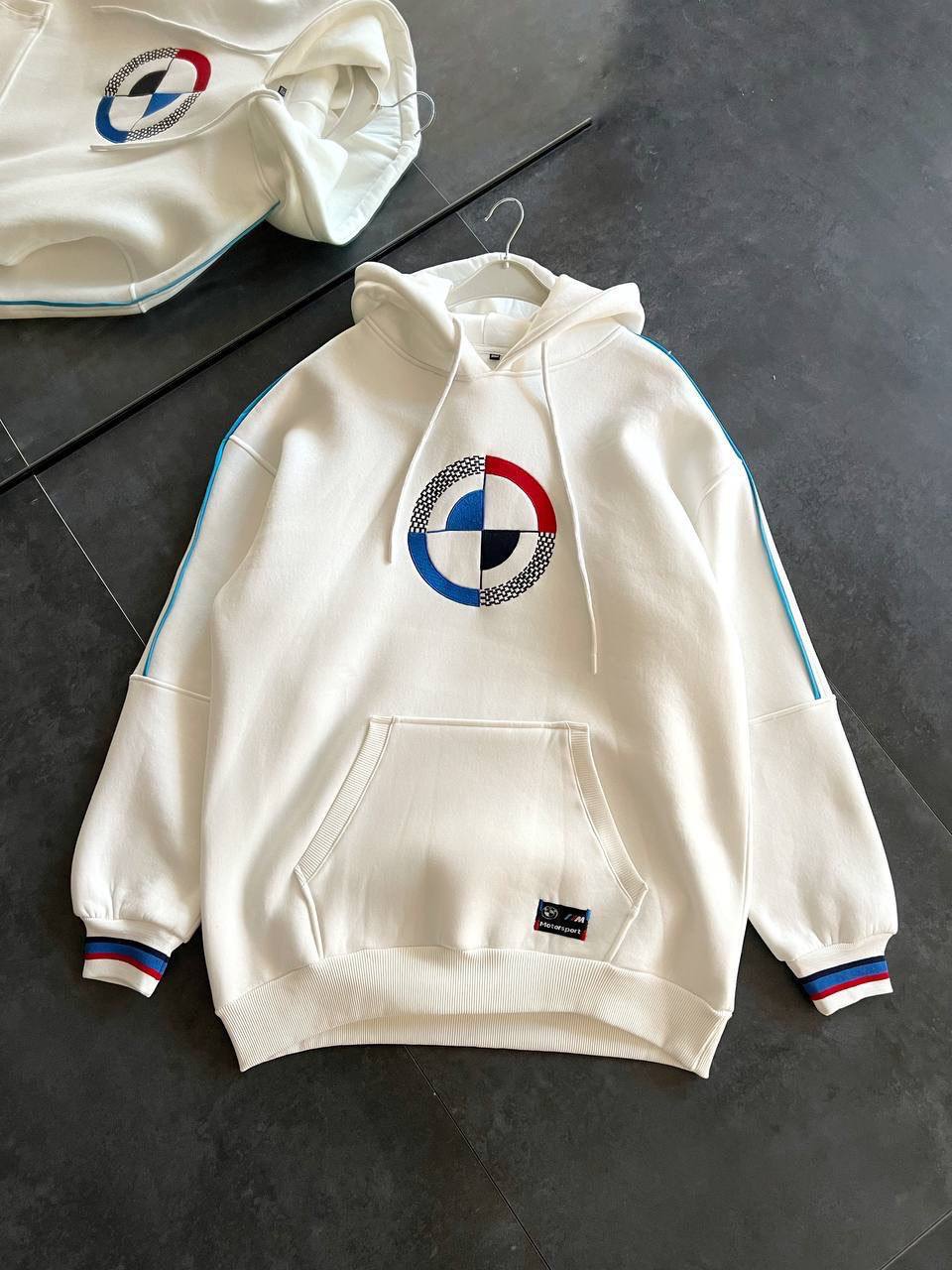 BMW Logo Oversized Hoodie - Stylish and Comfortable Sweatshirt