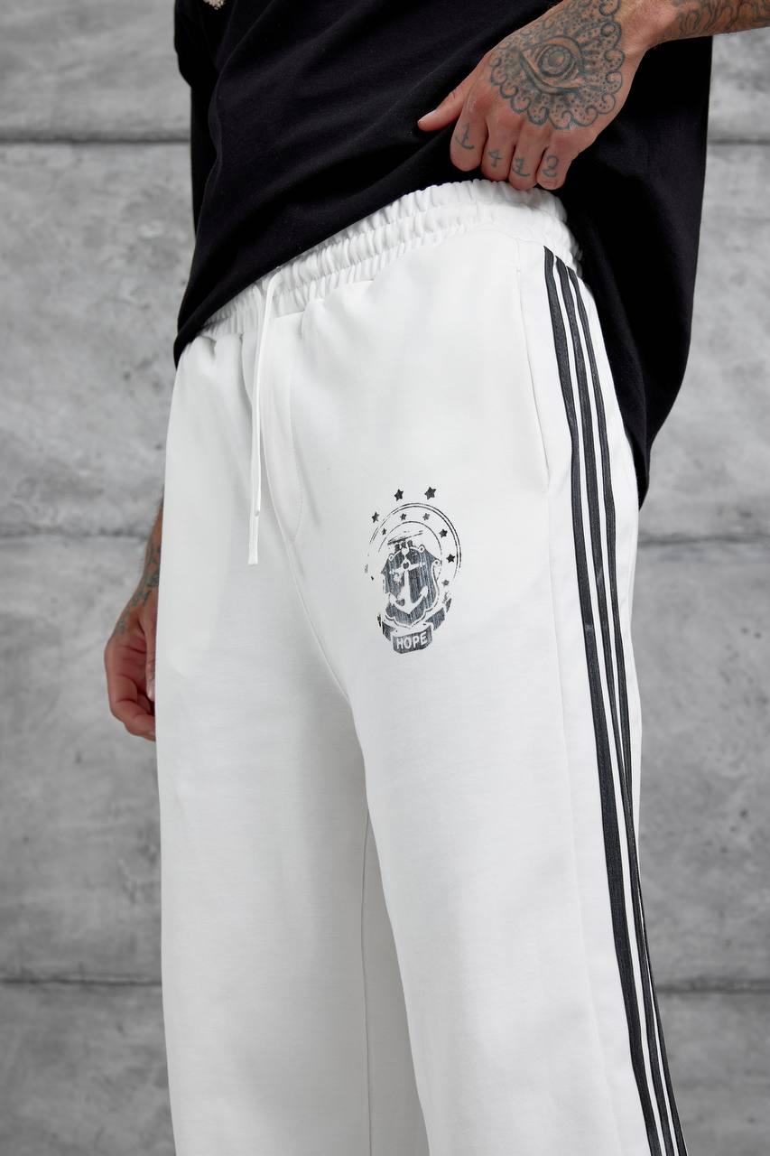 Baggy Side-Stripe Track Pants