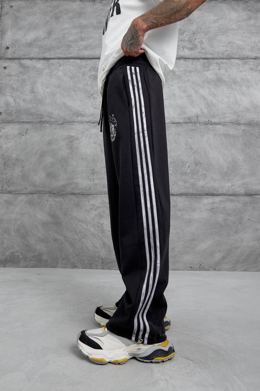 Baggy Side-Stripe Track Pants