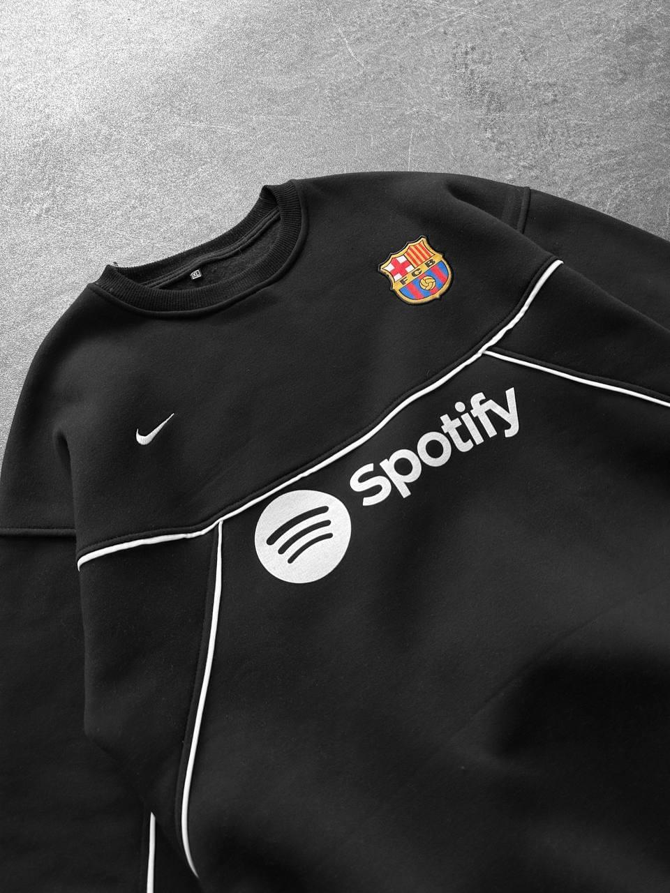FC Barcelona "Spotify" Piped Crewneck.