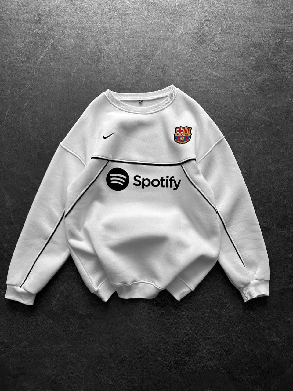 FC Barcelona "Spotify" Piped Crewneck.