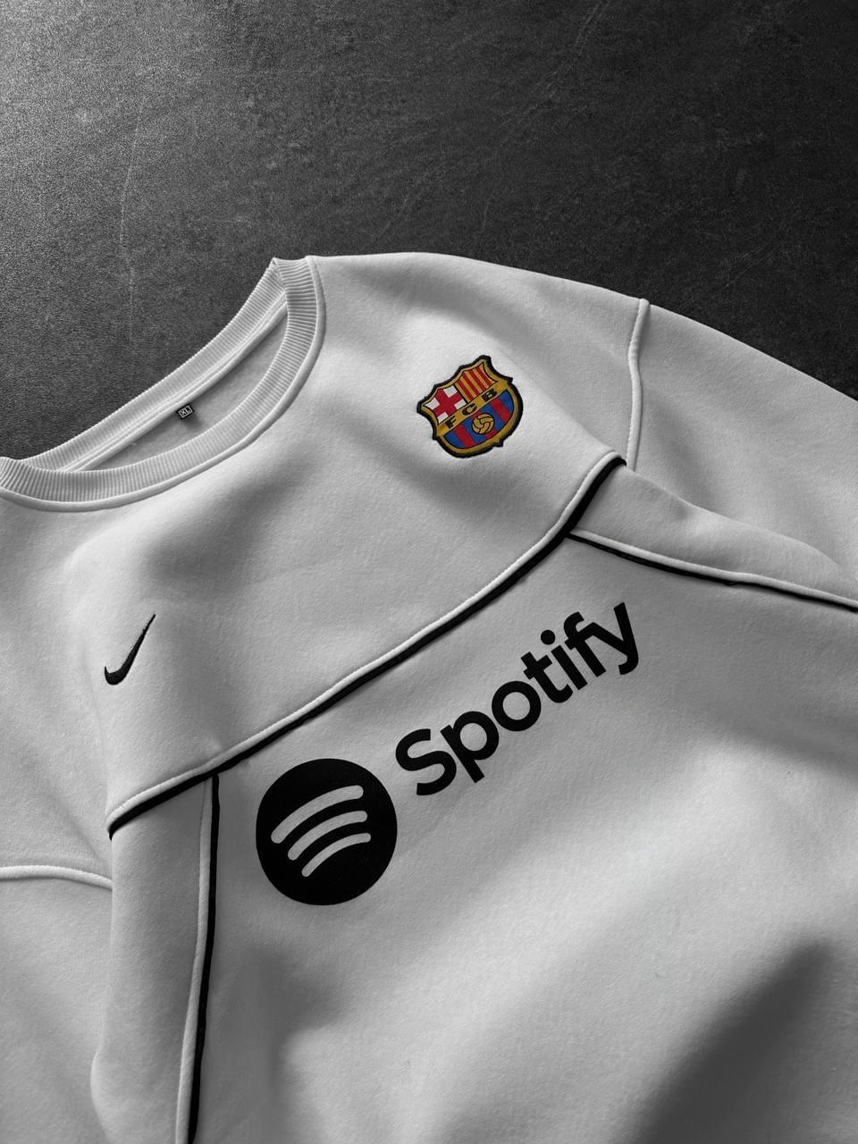 FC Barcelona "Spotify" Piped Crewneck.