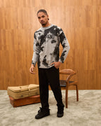 Baroque Mural Graphic Oversized Hoodie