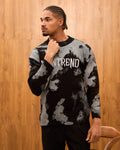 Baroque Mural Graphic Oversized Hoodie