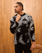Baroque Mural Graphic Oversized Hoodie