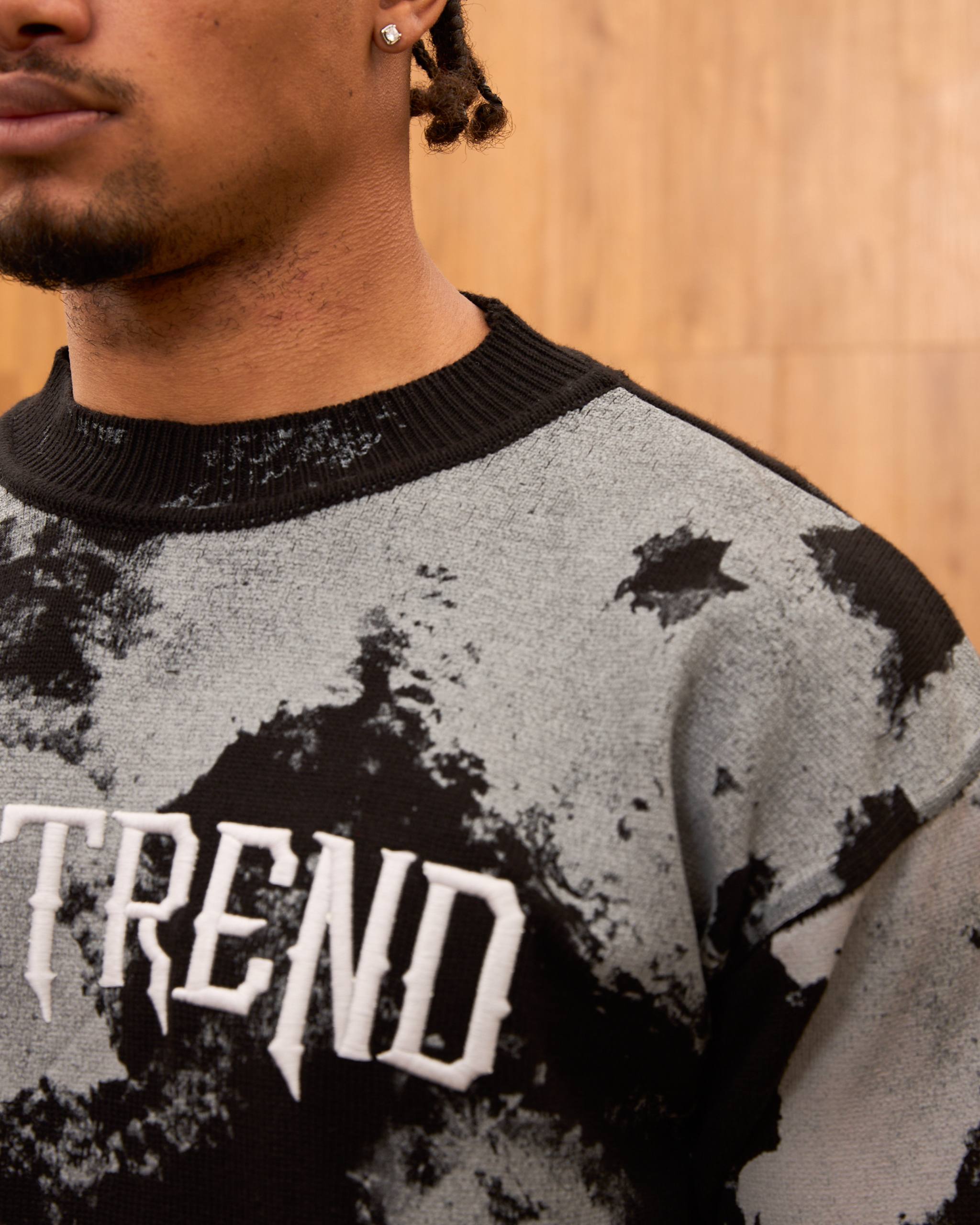 Baroque Mural Graphic Oversized Hoodie