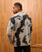 Baroque Mural Graphic Oversized Hoodie
