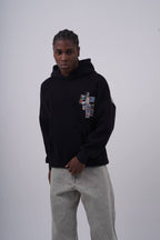 Baroque Statue Graphic Oversized Hoodie – Artistic Unisex Streetwear