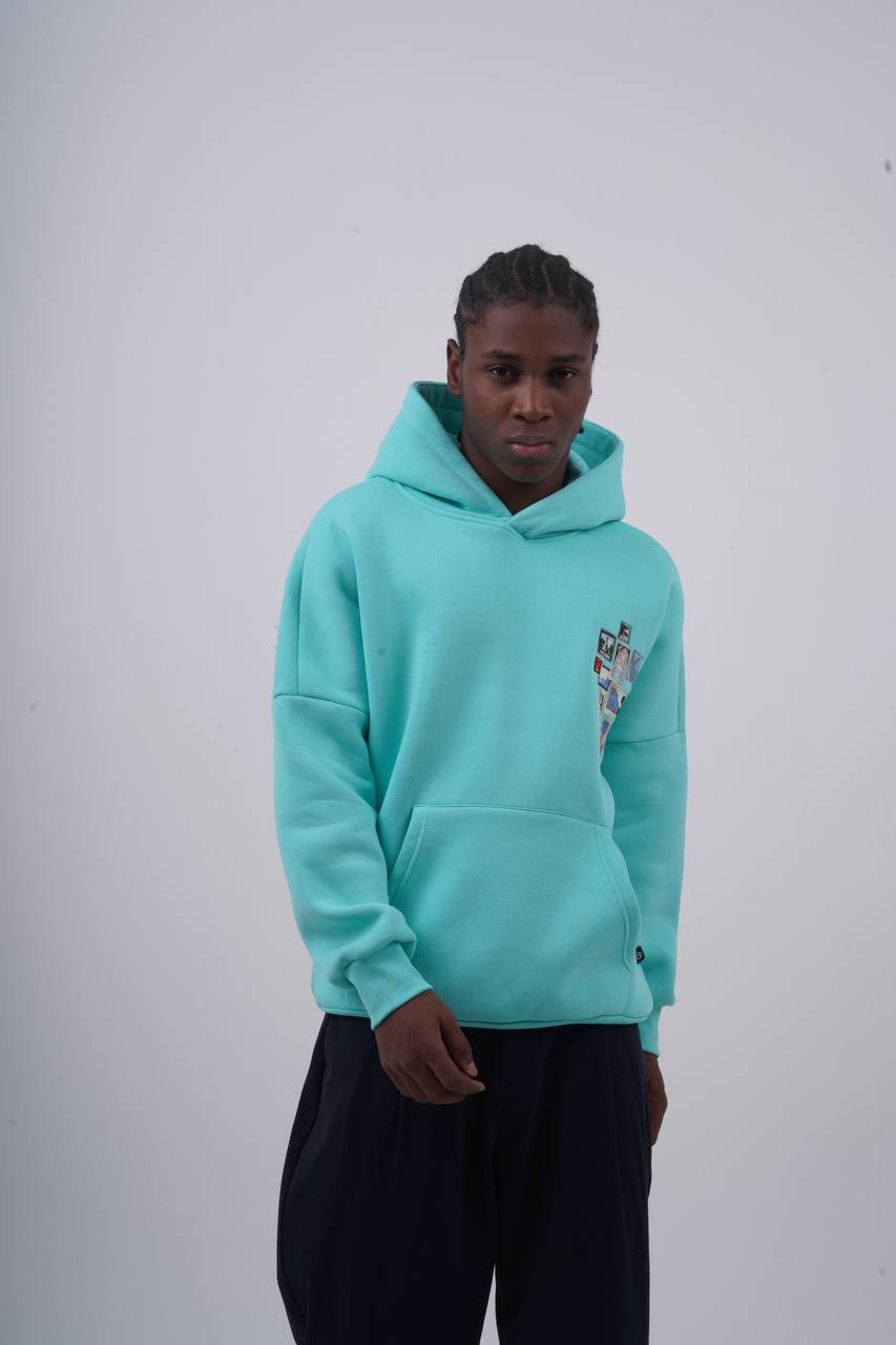 Baroque Statue Graphic Oversized Hoodie – Artistic Unisex Streetwear