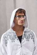 Baroque Y2K Zip-Up Hoodie
