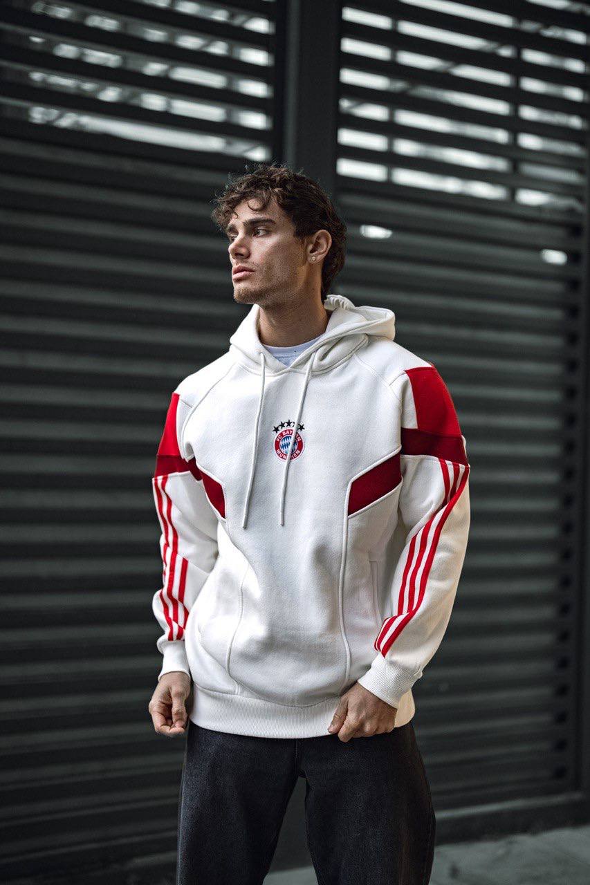 FC Bayern Munich Retro Panelled Hoodie