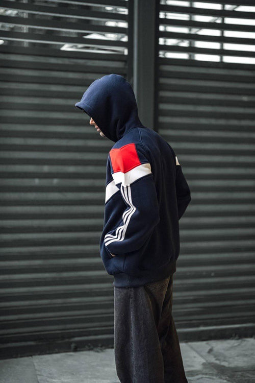 Bayern Munich Logo Hooded Oversized Sweatshirt - Stylish and Comfortable.