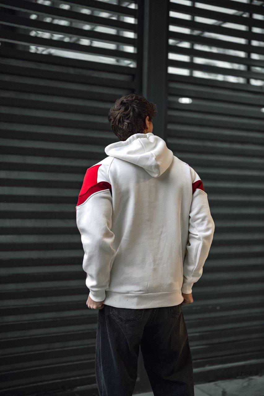 Bayern Munich Logo Hooded Oversized Sweatshirt - Stylish and Comfortable.