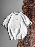 Jordan Logo Contrast Collar Cotton Tee