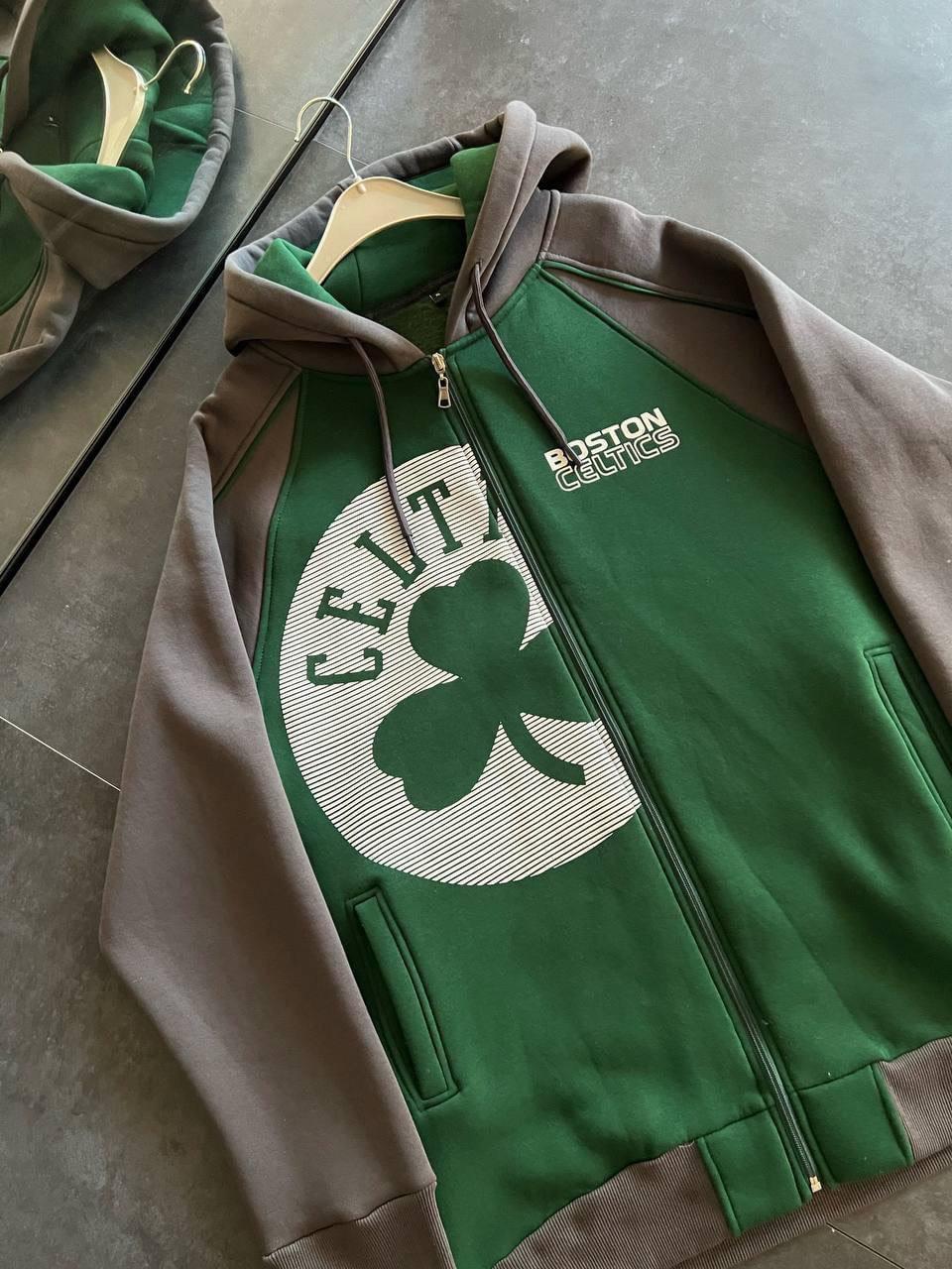 Boston Celtics Full-Zip Hoodie.
