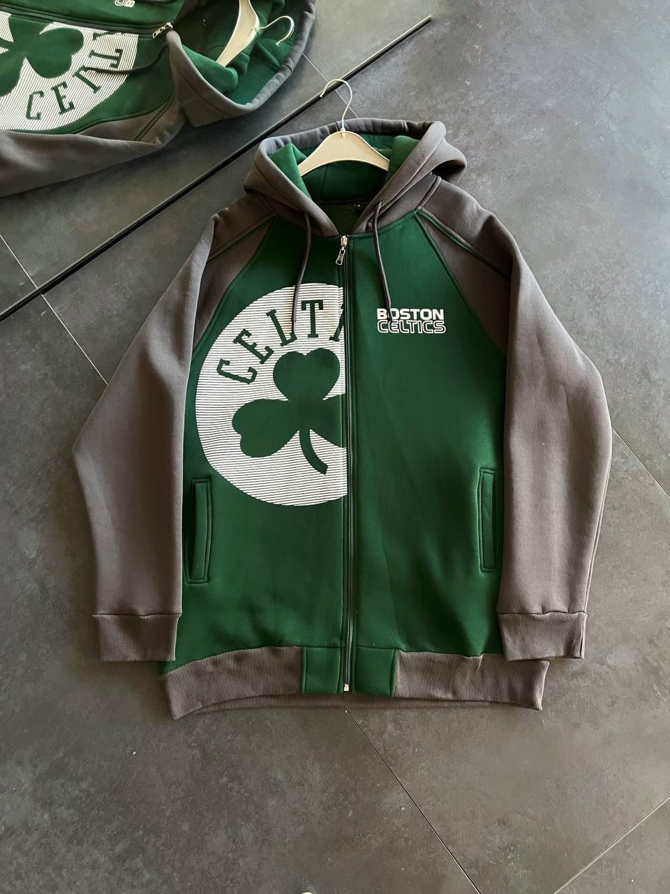 Boston Celtics Full-Zip Hoodie.